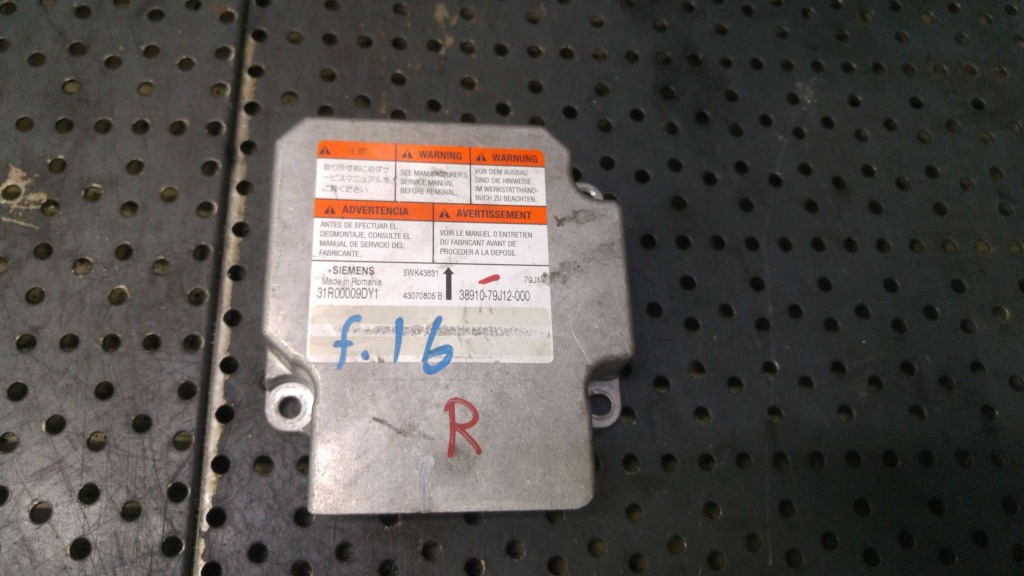 Modul calculator airbag fiat sedici 189 3891079j12000