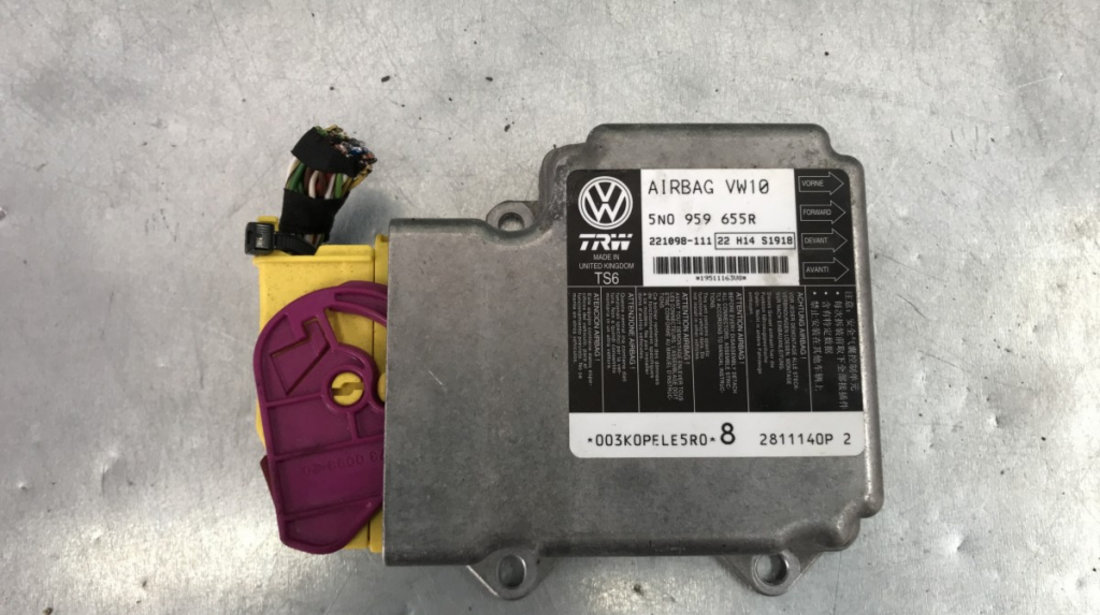 Modul calculator airbag VW Passat B7 Variant 2.0TDI, 170CP, 4X4, DSG sedan 2012 (5N0959655R)