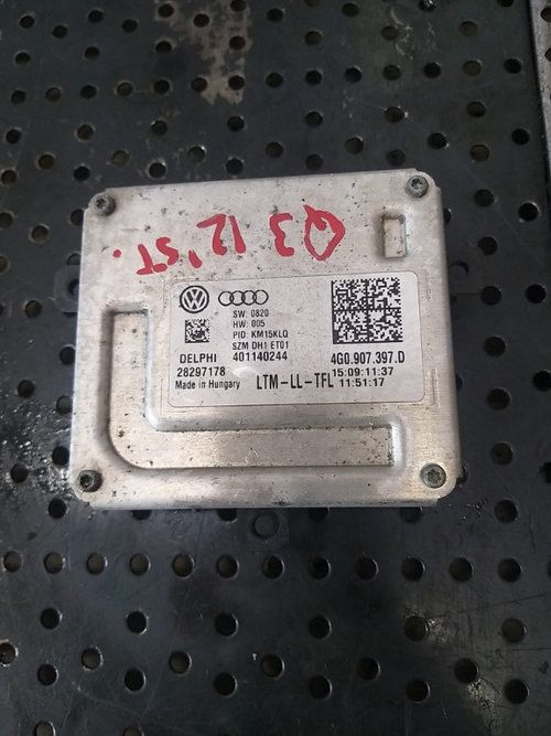 Modul calculator balast xenon drl audi q3 8u 4g0907397d 28297178