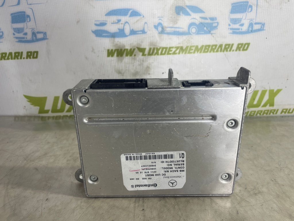 Modul calculator bluetooth a2118701885 Mercedes-Benz ML W164 [2005 - 2008] 3.0 cdi om642