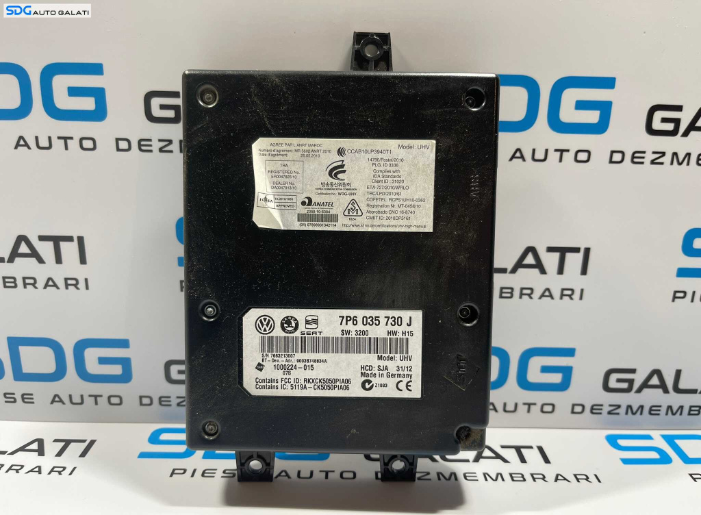Modul Calculator Bluetooth Seat Toledo 4 2013 - 2019 Cod 7P6035730J [L3630]