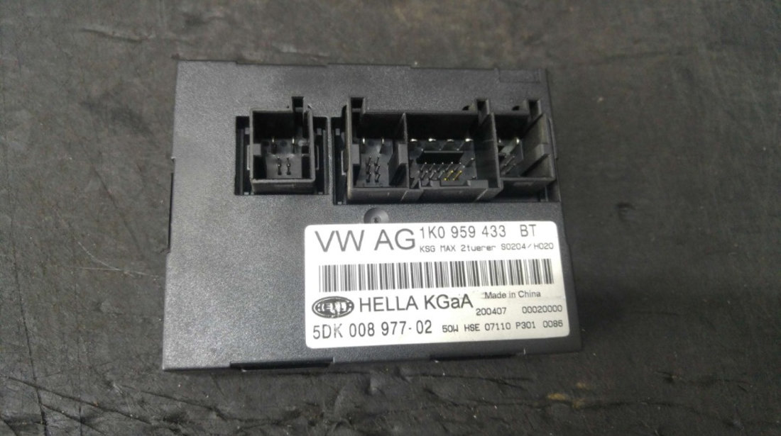 Modul calculator confort 2.0 tdi vw touran 1t 1k0959433bt 5dk00897702