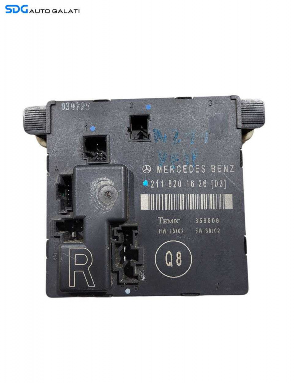 Modul Calculator Confort Control Usa Portiera Dreapta Spate Mercedes Clasa E Class W211 S211 2002 - 2009 Cod 2118201626 [L7157]