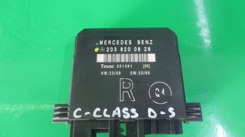 MODUL / CALCULATOR CONFORT USA DREAPTA SPATE MERCEDES BENZ C-CLASS W203 FAB. 2000 – 2007 ⭐⭐⭐⭐⭐