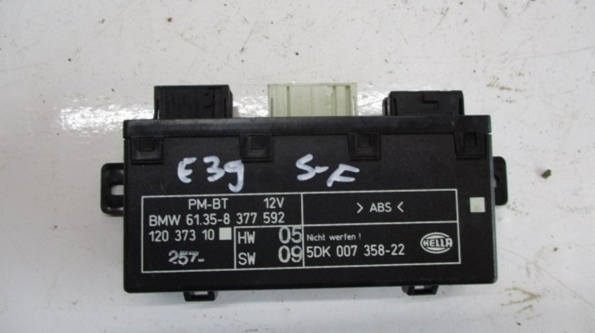 MODUL / CALCULATOR CONFORT USA STANGA FATA COD 12037310 / 5DK007358-22 BMW SERIA 5 E39 FAB. 1995 – 2003