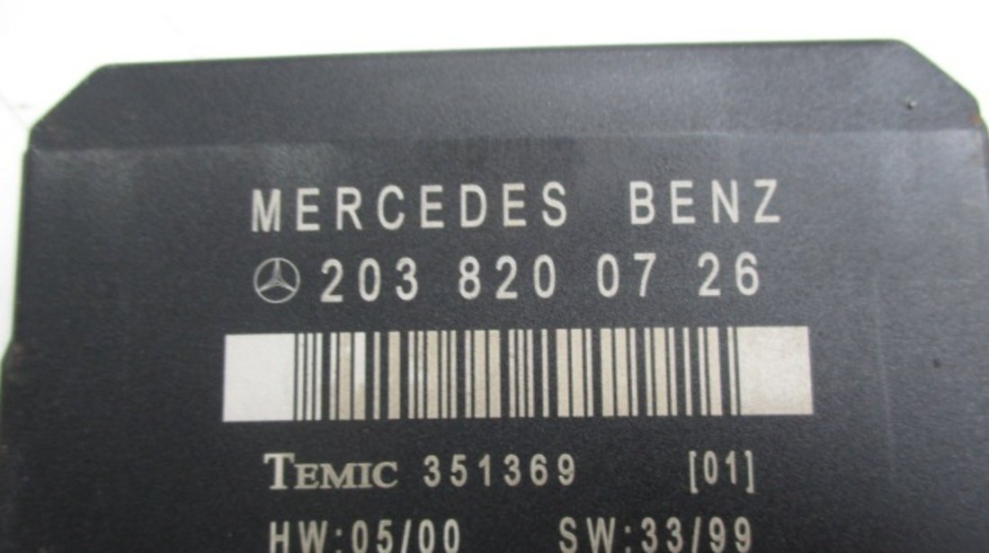 MODUL / CALCULATOR CONFORT USA STANGA SPATE MERCEDES BENZ C-CLASS W203 FAB. 2000 – 2007 ⭐⭐⭐⭐⭐