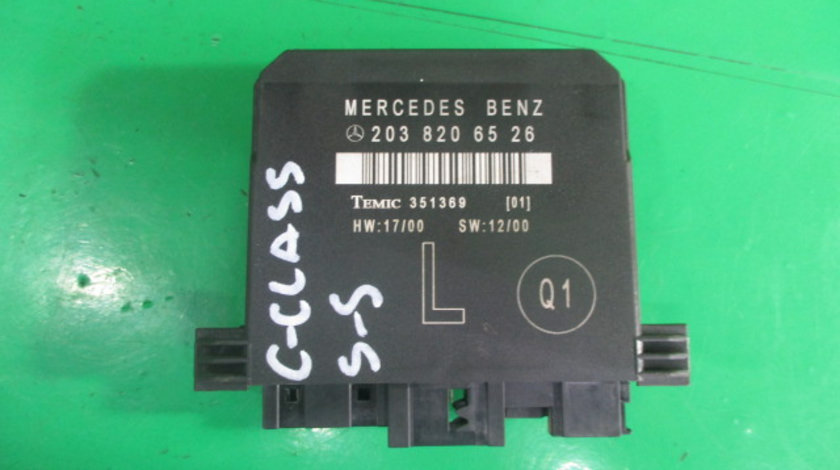 MODUL / CALCULATOR CONFORT USA STANGA SPATE MERCEDES C-CLASS W203 FAB. 2000 – 2007 ⭐⭐⭐⭐⭐