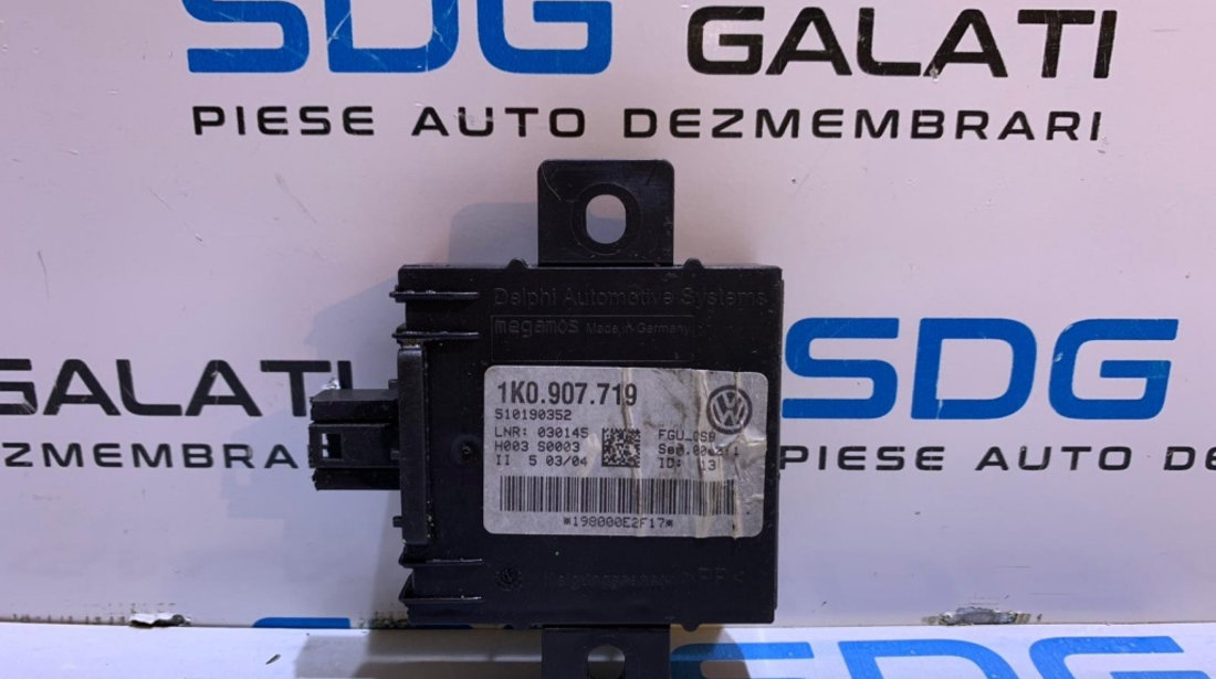 Modul Calculator Control Alarma Audi A3 8P 2003 - 2013 Cod 1K0907719