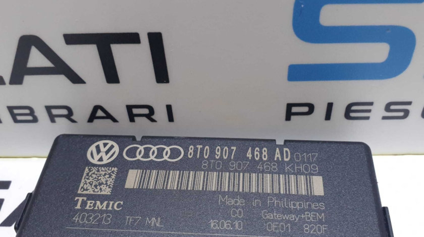 Modul Calculator Control Can Gateway Audi A4 B8 2008 - 2015 Cod 8T0907468AD