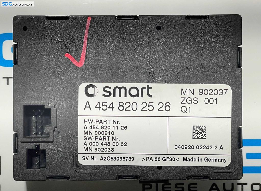 Modul Calculator Control Confort Confort Gateway Smart ForFour 2004 - 2006 Cod A4548202526 [L2351]