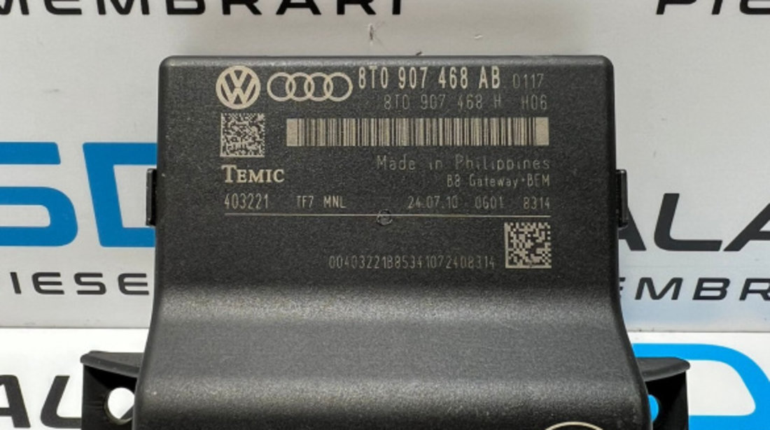 Modul Calculator Control Gateway Audi A4 B8 2008 - 2012 Cod 8T0907468AB 8T0907468H