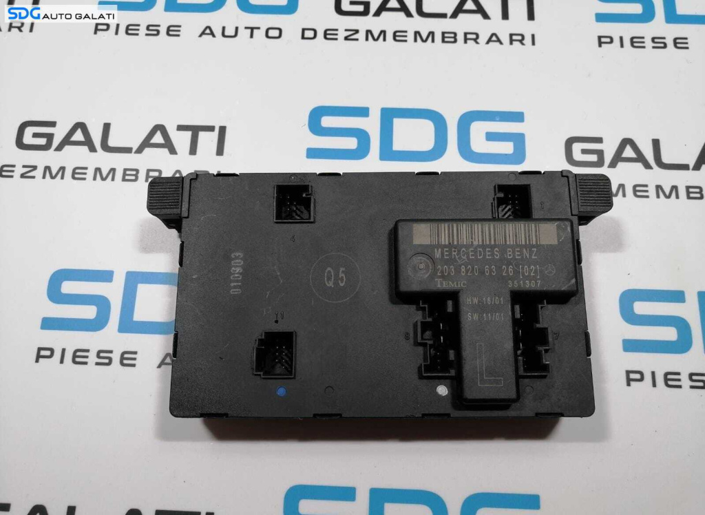Modul Calculator Control Usa Portiera Stanga Fata Mercedes Clasa C Class W203 2000 - 2007 Cod 2038206326 [L4000]