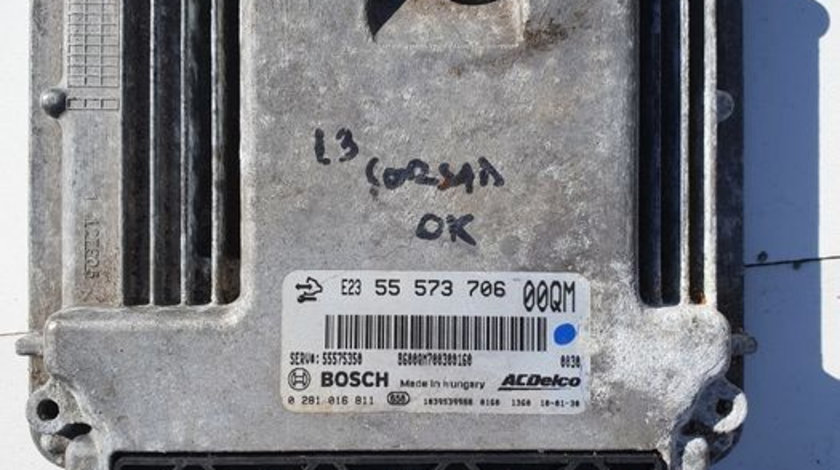 Modul calculator ecu Opel Corsa D 1.3cdti 0281016811 00QM VLD1817