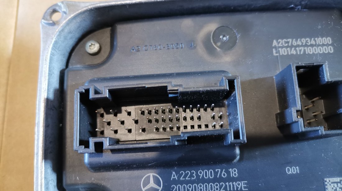 Modul Calculator far Mercedes S Class W223 cod A2239007618 / A2239018405 / A2239027010 / A2C760279