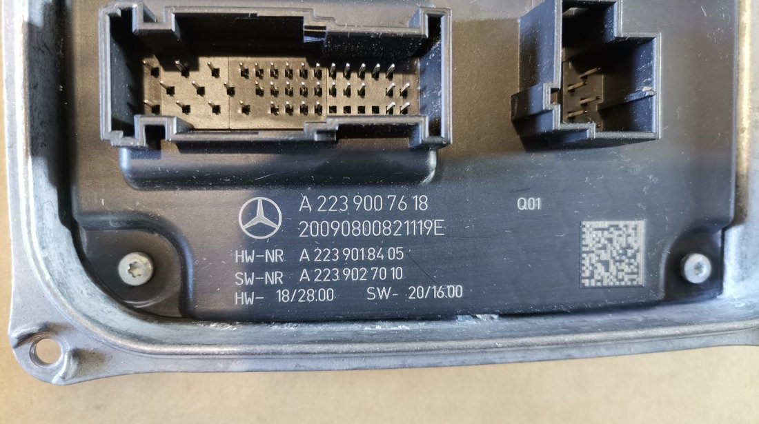 Modul Calculator far Mercedes S Class W223 cod A2239007618 / A2239018405 / A2239027010 / A2C760279