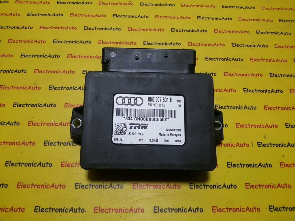 Modul Calculator frana de mana Audi A4 8K0907801E, A2C53281093,