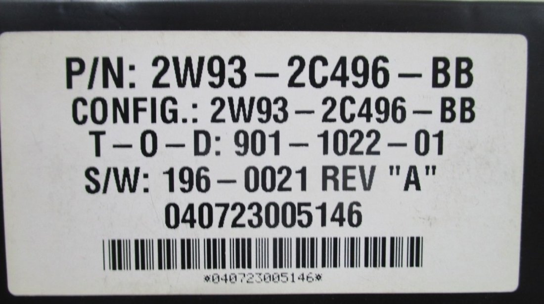 Modul calculator parcare Jaguar S-Type / XJ8 an 2000-2008 cod 2W93-2C496-BB