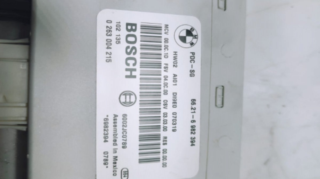 Modul calculator parcare PDC 66.21-6982394 BMW Seria 3 E90 [2004 - 2010]