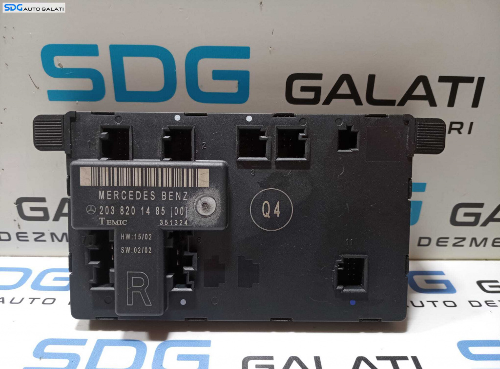 Modul Calculator Releu Confort Control Usa Portiera Dreapta Fata Mercedes Clasa C Class W203 C220 2000 - 2007 Cod 2118201585 [M4713]