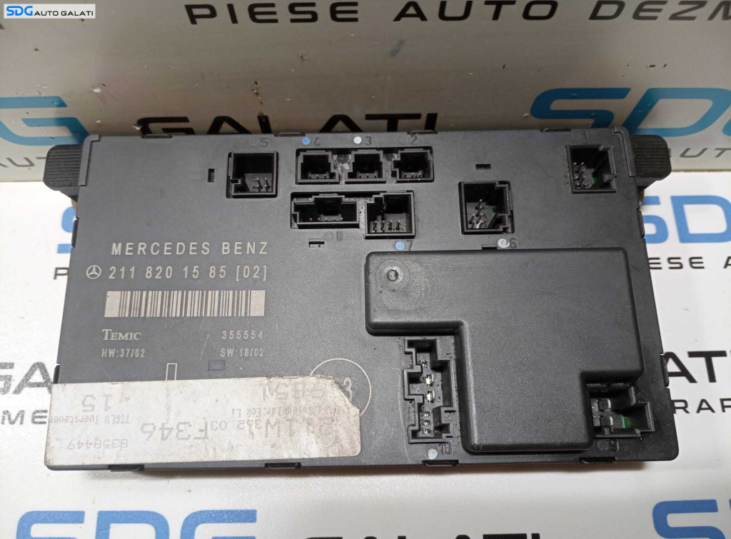 Modul Calculator Releu Confort Control Usa Portiera Stanga Fata Mercedes Clasa E Class W211 2002 - 2009 Cod 2118201585 [M4713]