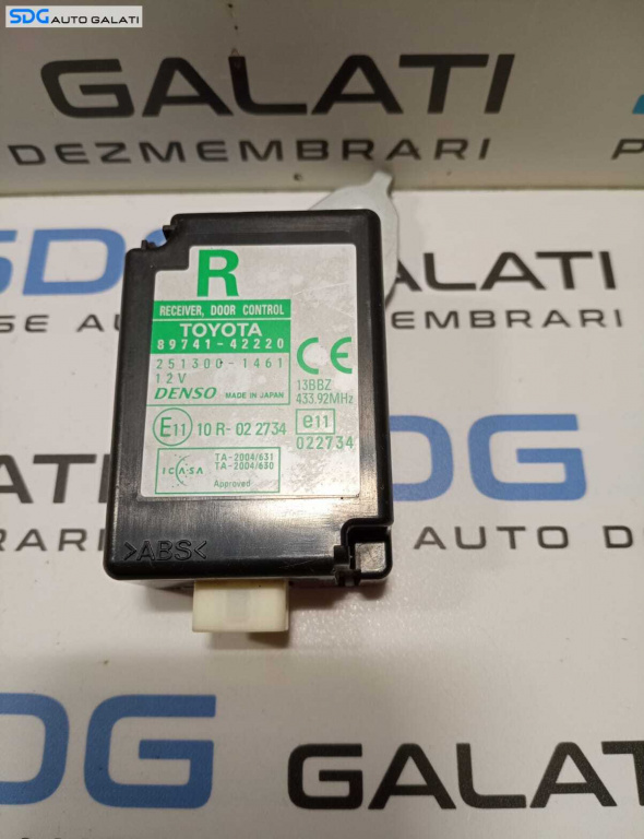 Modul Calculator Releu Confort Control Usa Portiera Toyota RAV 4 2006 - 2013 Cod 89741-42220 251300-1461 [M3740]