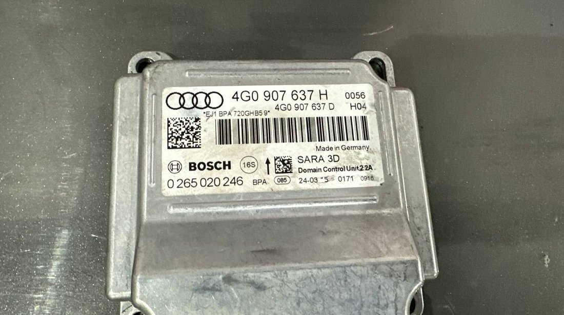 Modul / Calculator senzor acceleratie 4G0907637H AUDI A7 Sportback (4GA, 4GF) 2.0 TFSI 252 cai