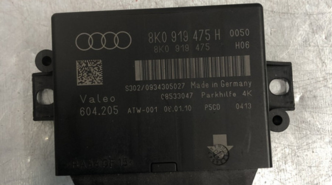 Modul calculator senzori parcare Audi A4 B8,5 Avant 2.0TDI quattro S-Tronic 177cp sedan 2014 (8K0919475H)
