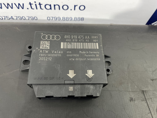 Modul calculator senzori parcare Audi A6 3.0 TDI Quattro 2014 Automat sedan 2014 (4H0919475AA)