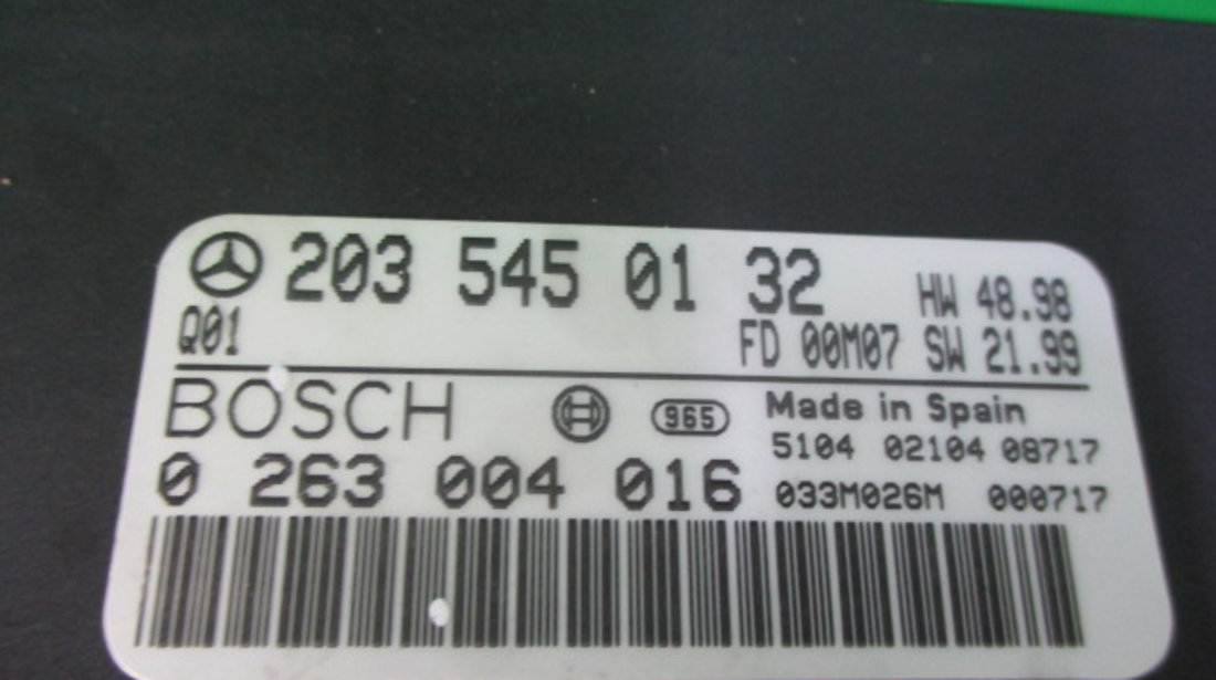 MODUL / CALCULATOR / SENZORI PARCARE MERCEDES BENZ C-CLASS W203 FAB. 2000 – 2007 ⭐⭐⭐⭐⭐