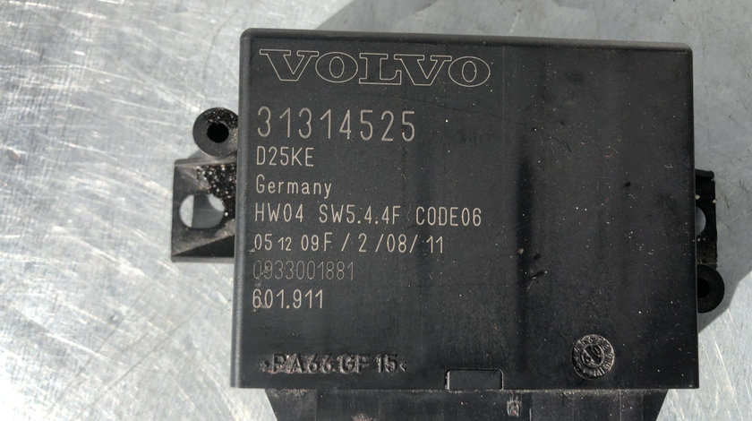 Modul calculator senzori parcare Volvo V70 2.4D Manual, 175cp sedan 2010 (31314525)