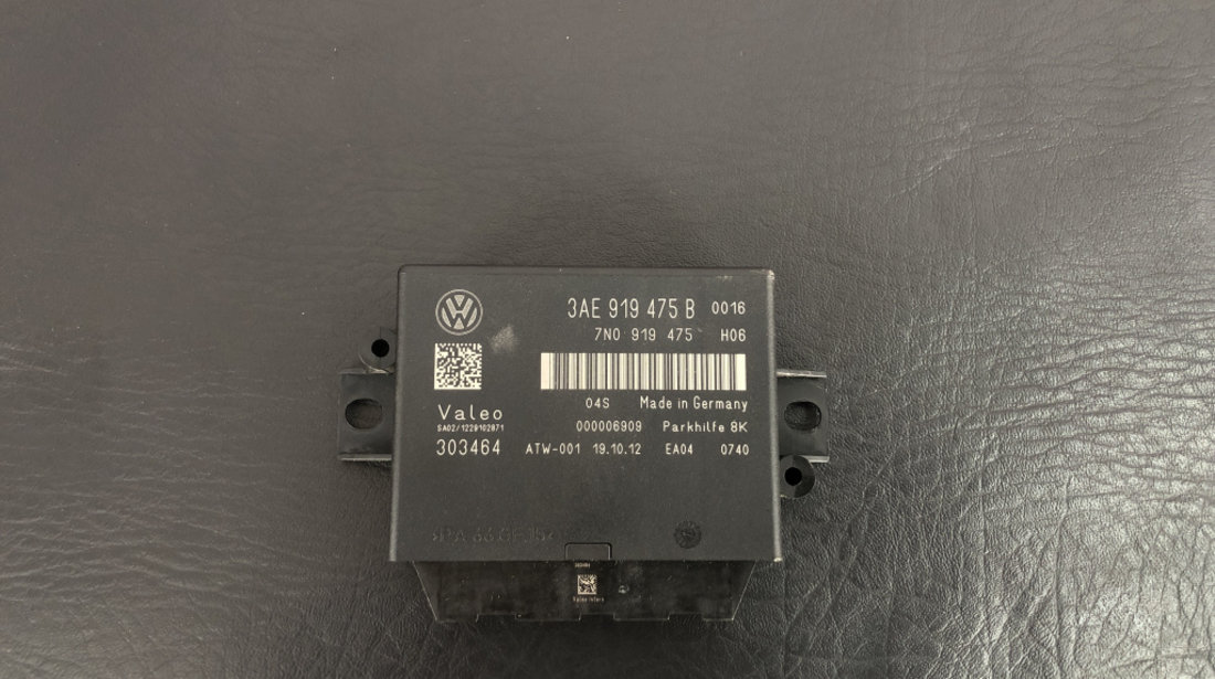 Modul calculator senzori parcare VW Passat B7 2.0 TDI sedan 2013 (3AE919475B)
