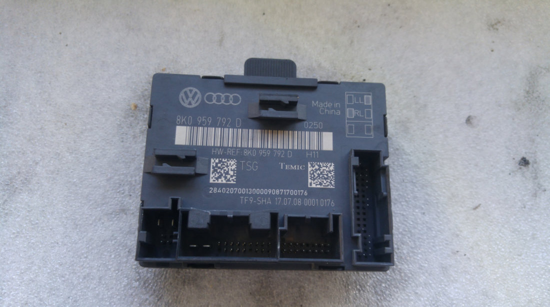 Modul calculator usa dreapta fata audi q5 8r 8k0959792d