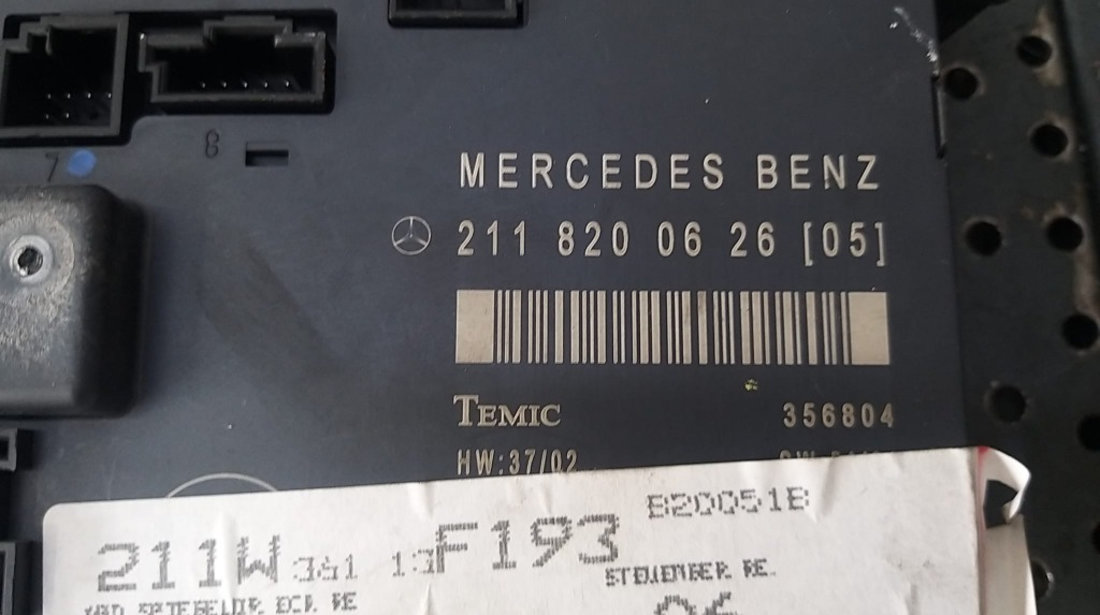 Modul calculator usa dreapta fata mercedes e class w211 211820062605