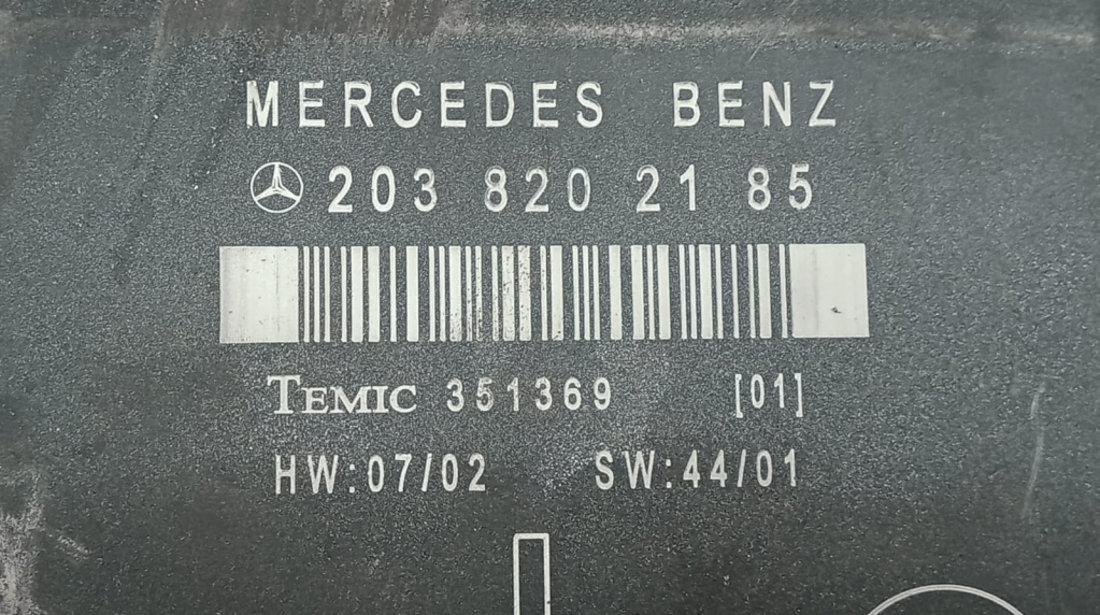 Modul calculator usa stanga spate 2038202185 Mercedes-Benz C-Class W203/S203/CL203 [2000 - 2004]