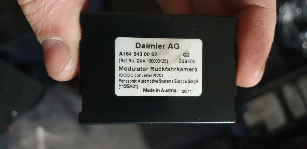 Modul Camera Mers Inapoi Mercedes S350cdi 2012 A1645430062