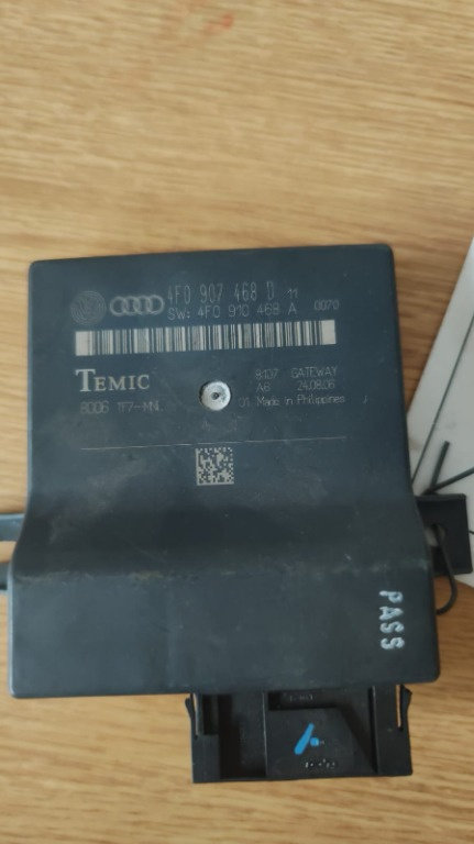 Modul can Audi A6 2.0 TFDI 170 cp / 125 Kw cod motor BPJ transmisie automata ,an 2007 cod 4F0907468D