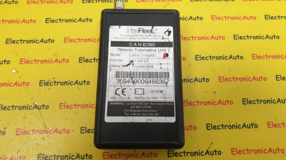 Modul CAN EOBD Telefon Audi A5, RTU11B500 PROFLEET2