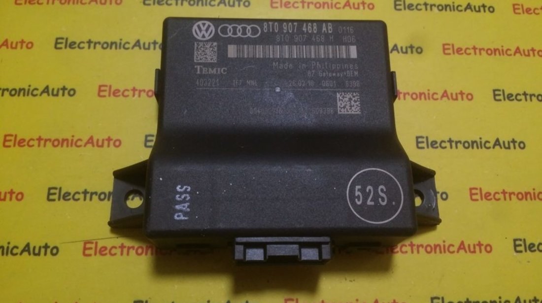 Modul CAN Gateway Audi A4 8T0907468AB, 8T0907468H