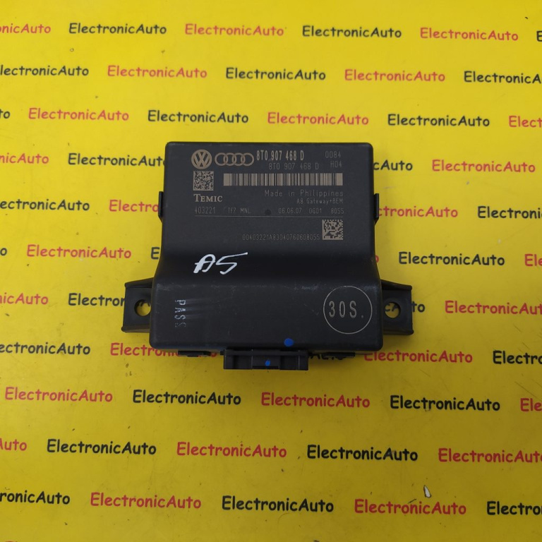 Modul CAN Gateway Audi A4, 8T0907468D, 8T0907468D