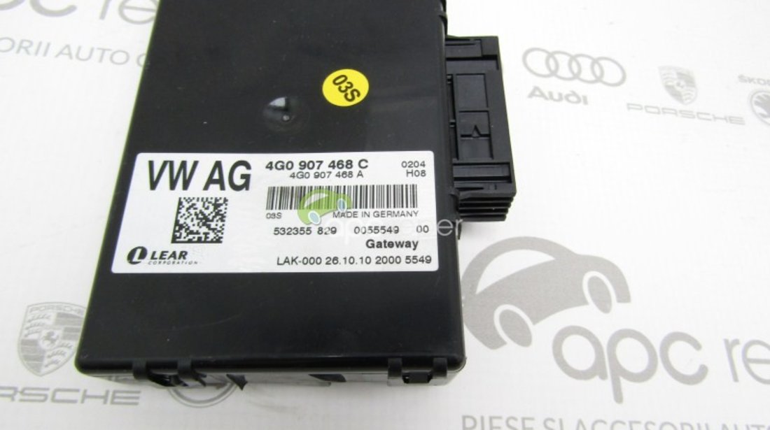 Modul CAN / Gateway Audi A6 C7 4G - Cod: 4G0907468C