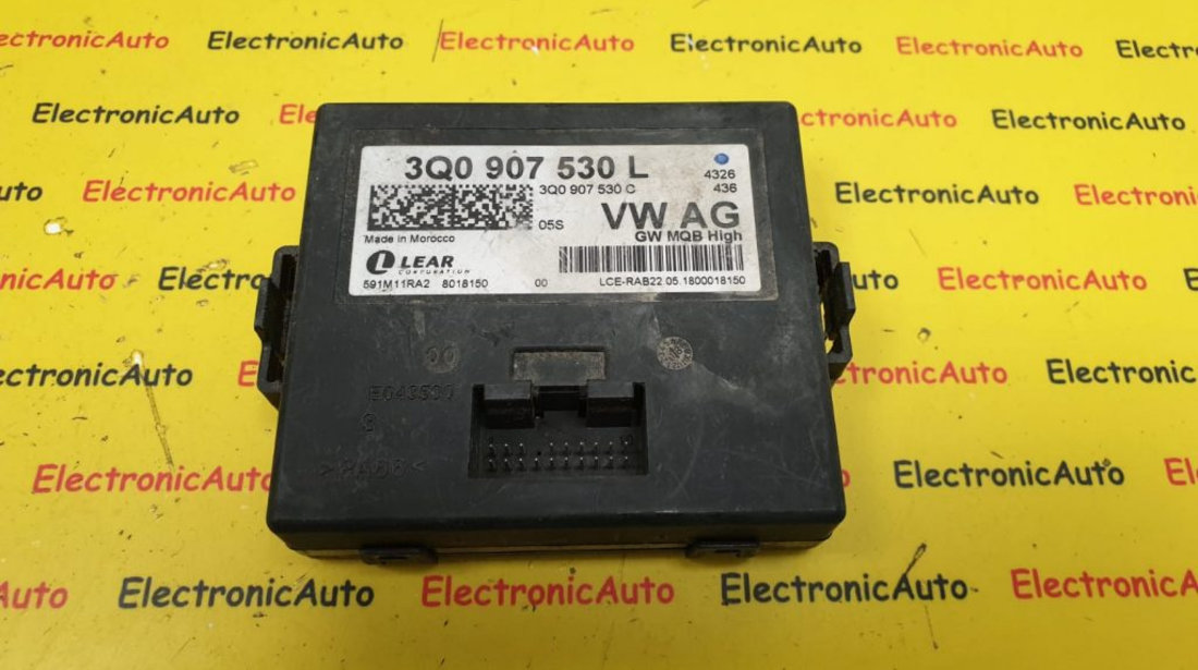 Modul CAN Gateway Audi, VW, Skoda, Seat, 3Q0907530L, 3Q0907530C