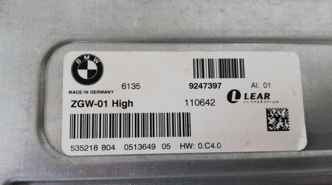 Modul CAN Gateway BMW F10 cod 61359247397