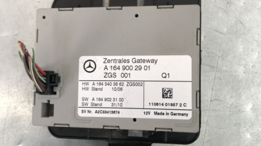 Modul can gateway Mercedes-Benz GL 350 CDI 4MATIC 2012, X164 sedan 2012 (A1649002901)