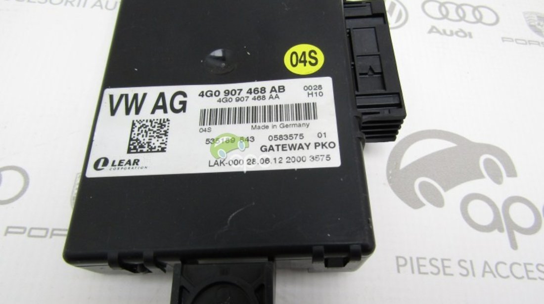 Modul CAN / Gateway Original Audi A6 C7 4G / A7 - Cod: 4G0907468AB