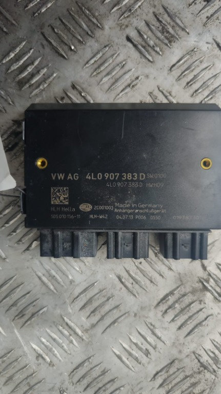 Modul carlig remorcare Audi Q7 4L 4.2 TDI 340cp/250Wk cod motor CCF transmisie automata an 2014 cod ...