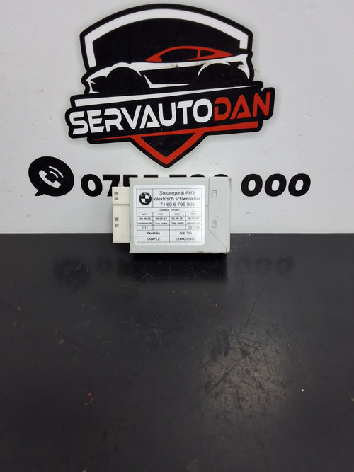 Modul carlig tractare BMW X3 (2010-2017) [F25] 2.0 Motorina 2012, 6796905 / 7160-6796905