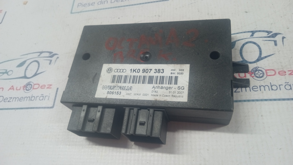 Modul carlig tractare Skoda Octavia 2 2007, 1K0907383 / BREAK