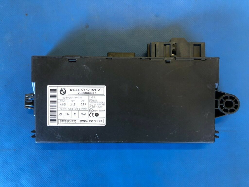 Modul CAS SIEMENS BMW SERIE 1 61 35 9147196 01 / 6135914719601 / 5WK49513OBR61 35 9147196 01 / 6135914719601 / 5WK49513OBR