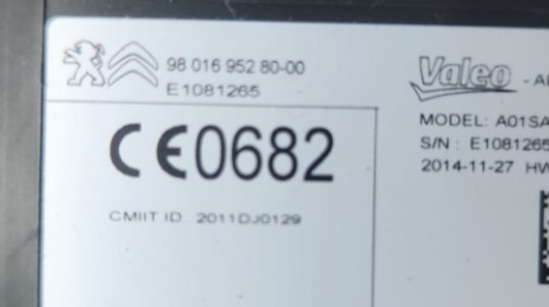 Modul Citroen C4 Picasso 1.6 Hdi 2015 Cod : 9801695280
