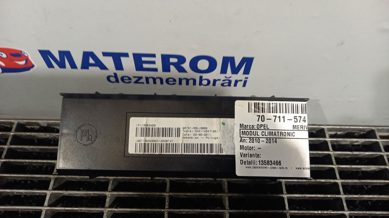 MODUL CLIMATRONIC OPEL MERIVA B - - (2010 2014)